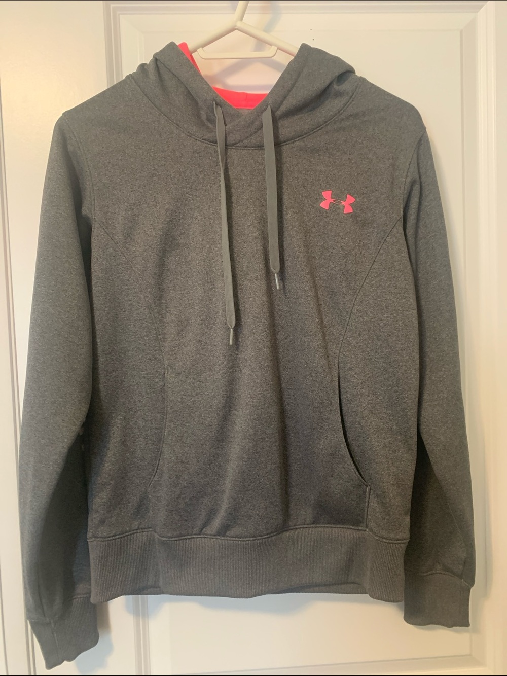 Under Armour She’s a Fighter, Cancer Awareness Gray Hoodie